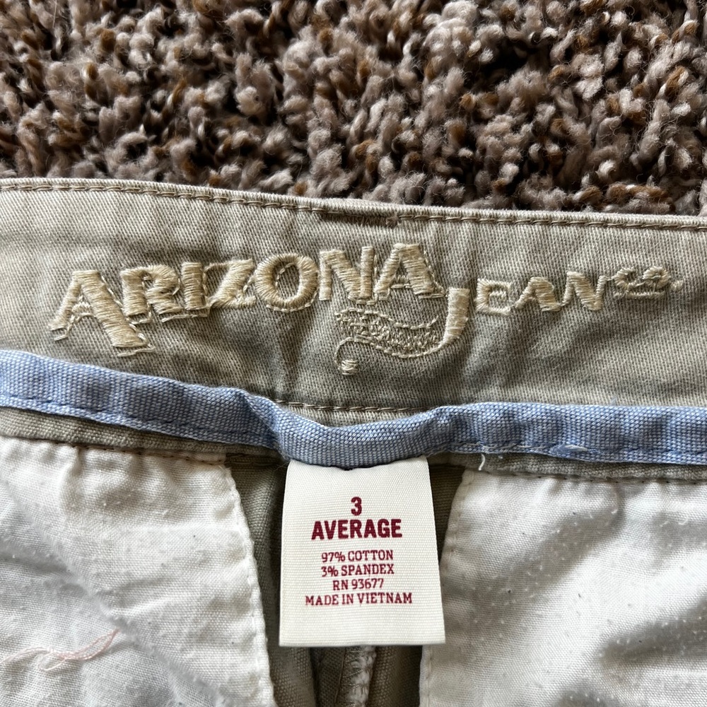 Arizona Jeans, dress pants. Cream colored